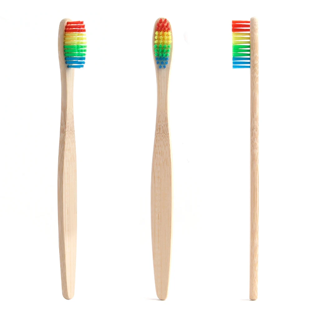 Натуральный уголь Отбеливание зубов порошок с 3 шт. зубная щетка бамбук