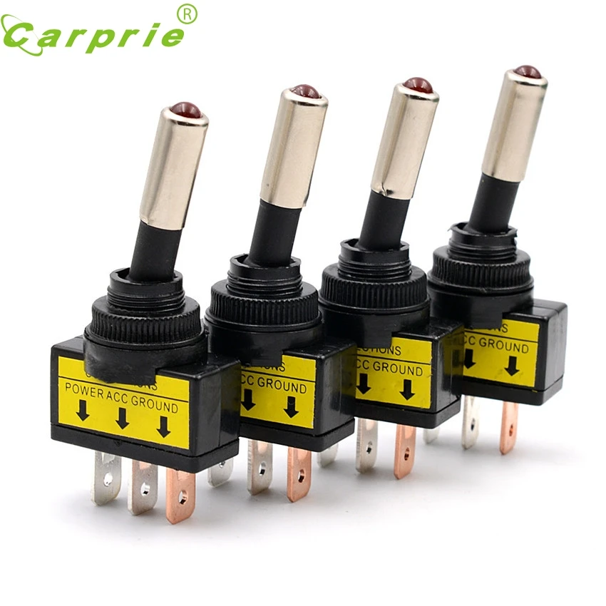 CARPRIE супер дропшиппинг 10 шт 12 V 20A Авто Красный светодиодный свет перекидной