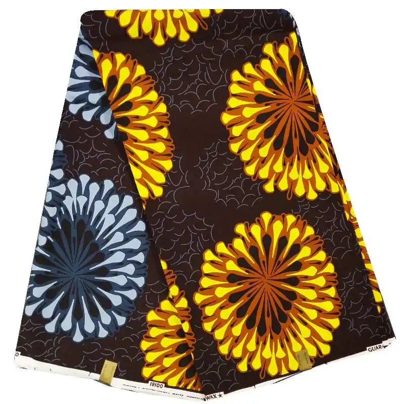 

dashiki Wax African Wax Ankara Fabric 2019 Latest African Fabric Print 100% Cotton Pagne Africain hot Wax fabric