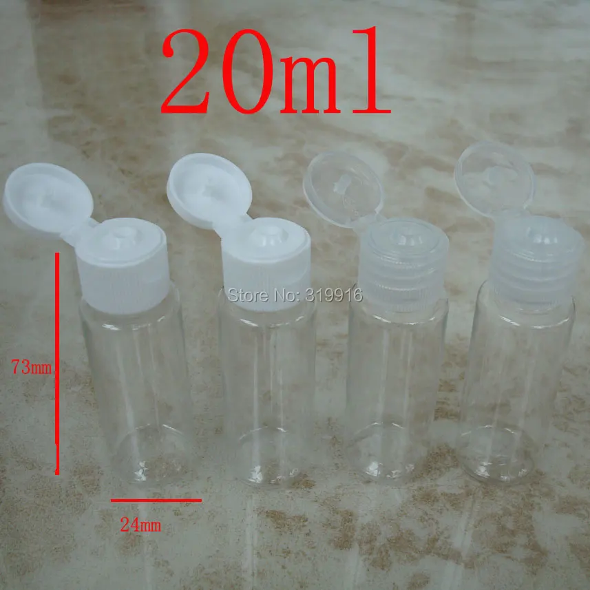 Прозрачная мини Дорожная бутылка 100X20 мл косметические пластиковые бутылки для