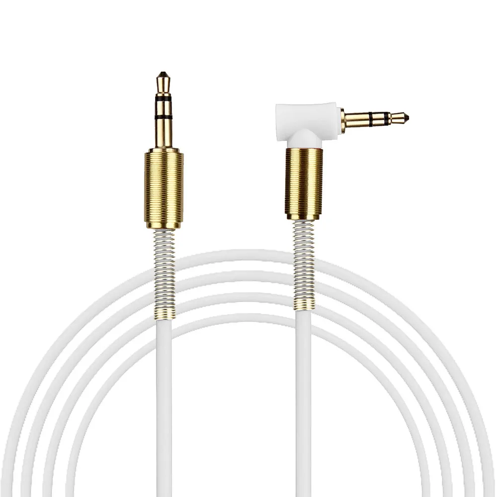 Бесплатная доставка распродажа 3.5 мм разъем аудио кабель мужчинами 90 градусов