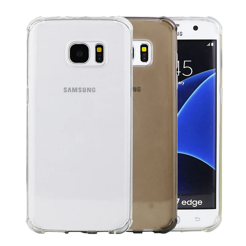 Чехол для samsung Galaxy S7 край силиконовые ультра тонкий мягкий прозрачный ТПУ телефон