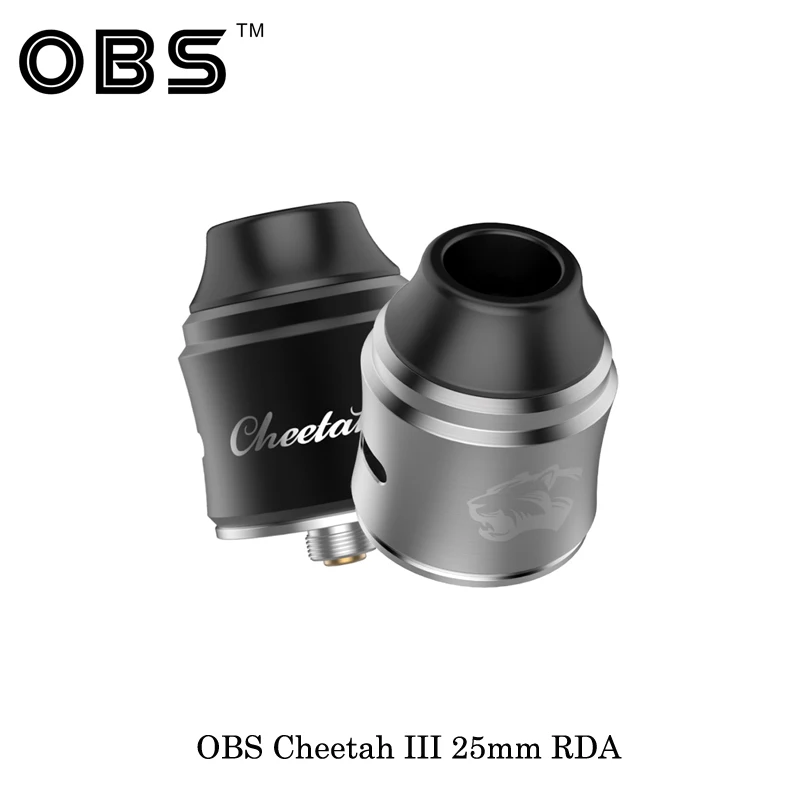 Электронная сигарета OBS Cheetah 3 RDA 25 мм бак облако чудовище перестраиваемый