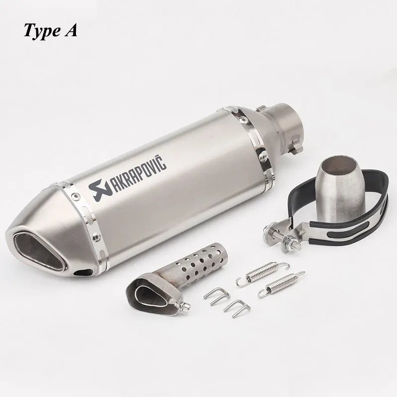 Akrapovic выхлопной мотоцикл Escapamento Para Escape Moto глушитель дБ Killer Pit Dirt Bike для Suzuki gsr 600 750