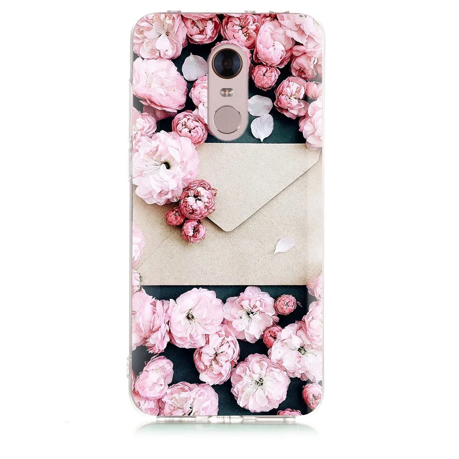 Чехол для Xiaomi Redmi 4x Note 3 mi A1 4 Pro 4A Примечание 5 6 6pro Red 5A 6A Мягкий ТПУ чехол с