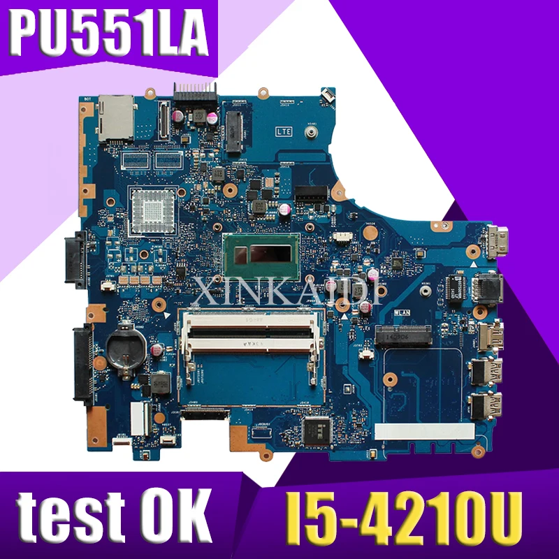 

Материнская плата XinKaidi PU551LA для ноутбука ASUS PU551LA PU551LD PU551L PRO551L, протестированная оригинальная материнская плата