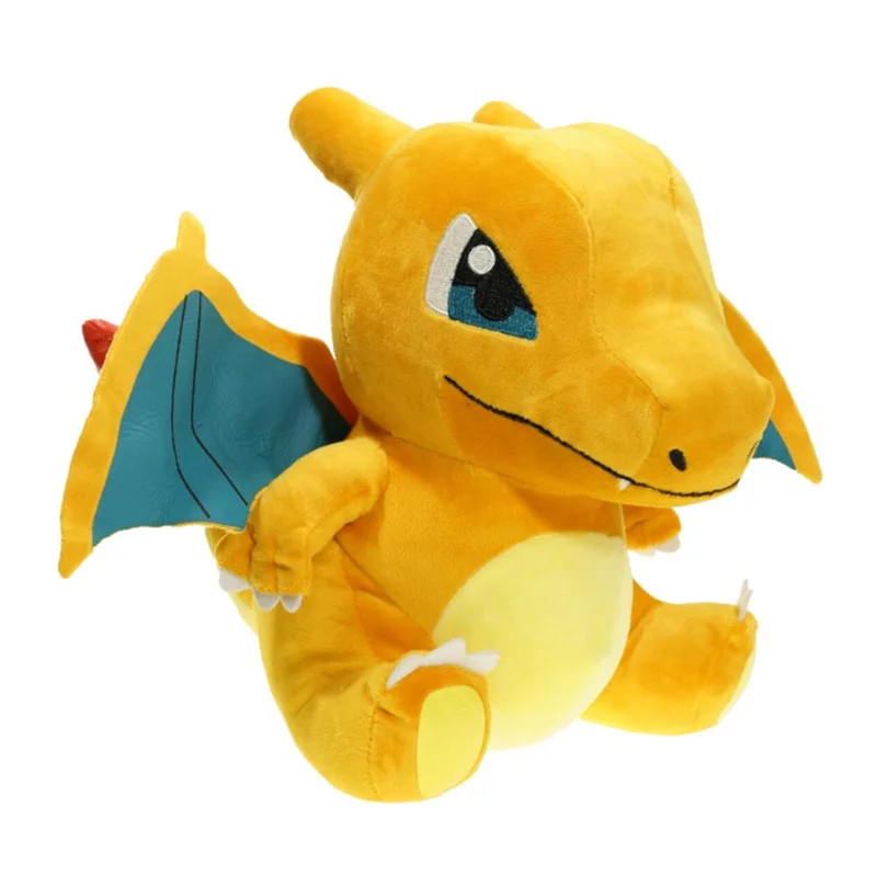 22cm yellow 22 см/30 см Charizard фигура Мега X Y лизардон Figire плюшевая игрушка синий желтый игрушка Чаризард животные Дети мультфильм мягкие игрушки - Цвет: 22cm yellow