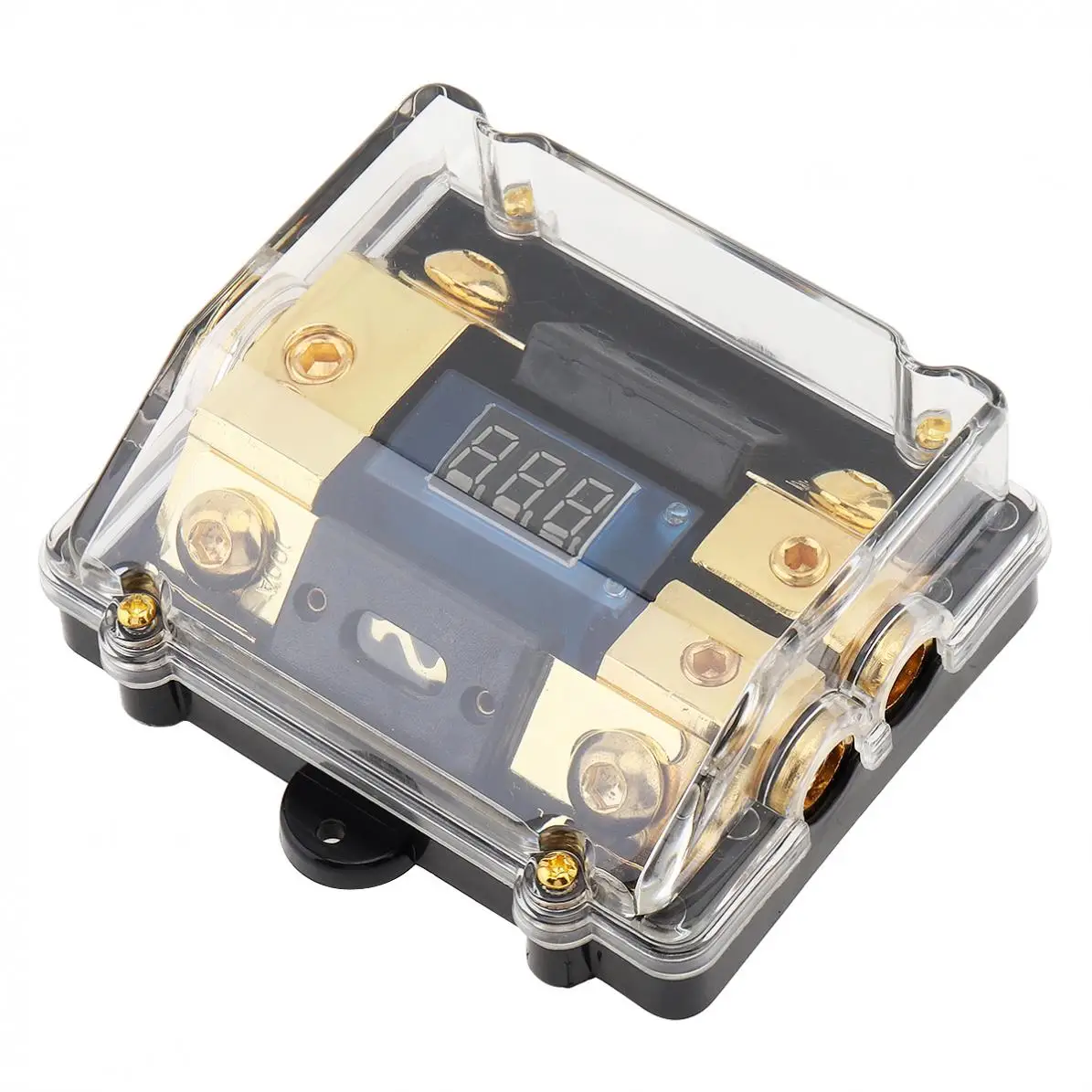 100A 12V Universal Car Stereo Audio Power Fuse Holder with High-Definition Display for Boat and Other Vehicles | Автомобили и
