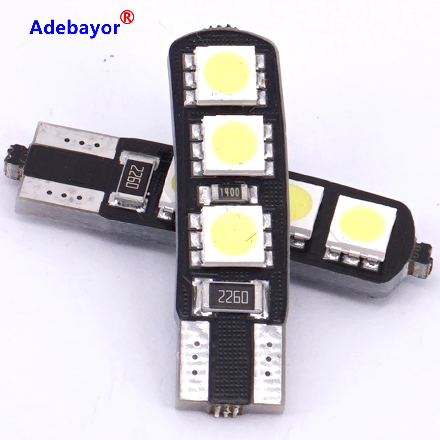 Светодиодные лампы canbus 30 x T10 W5W 194 5050 6 яркие светодиодные лампы|5050 canbus|car lightbulb led |