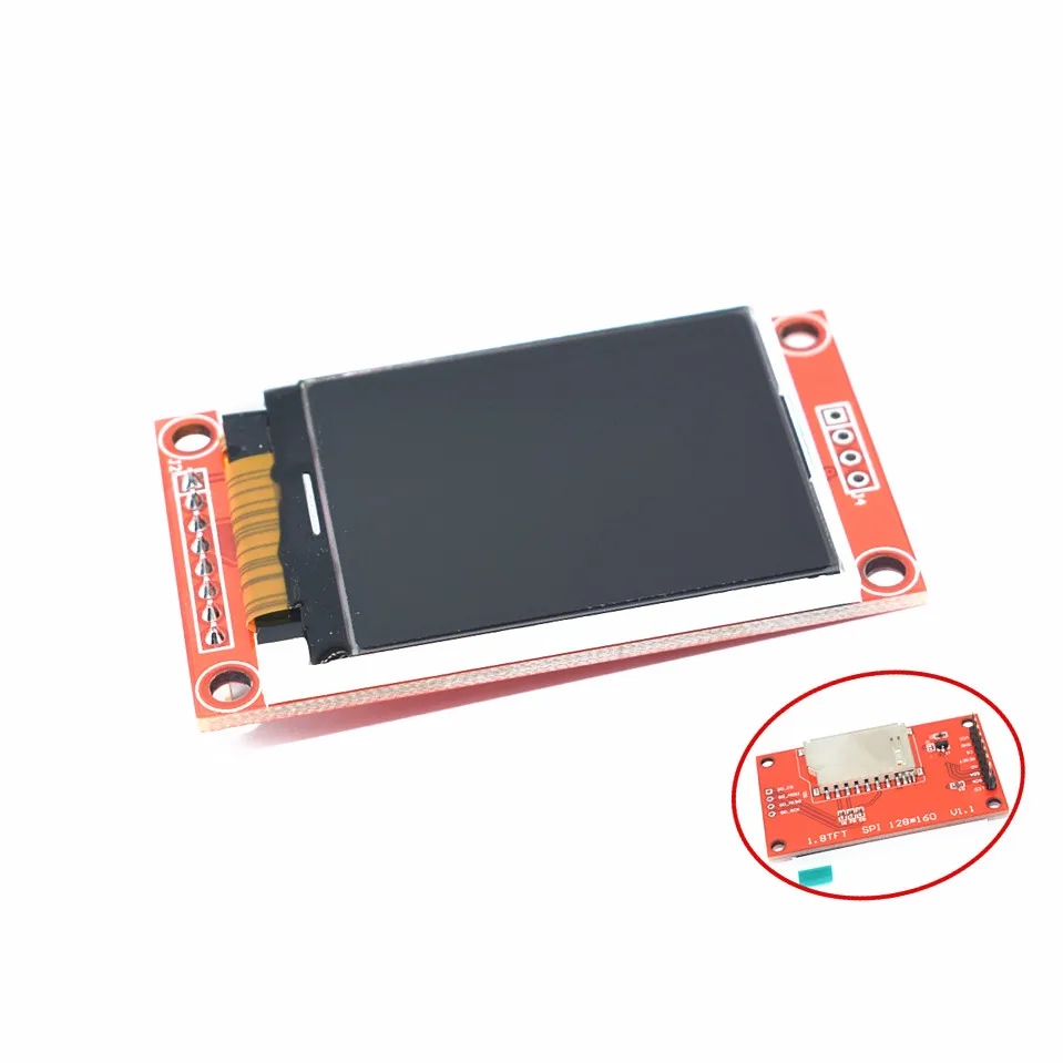 

1.8" inch TFT LCD Display module ST7735S 128x160 51/AVR/STM32/ARM 8/16 bit
