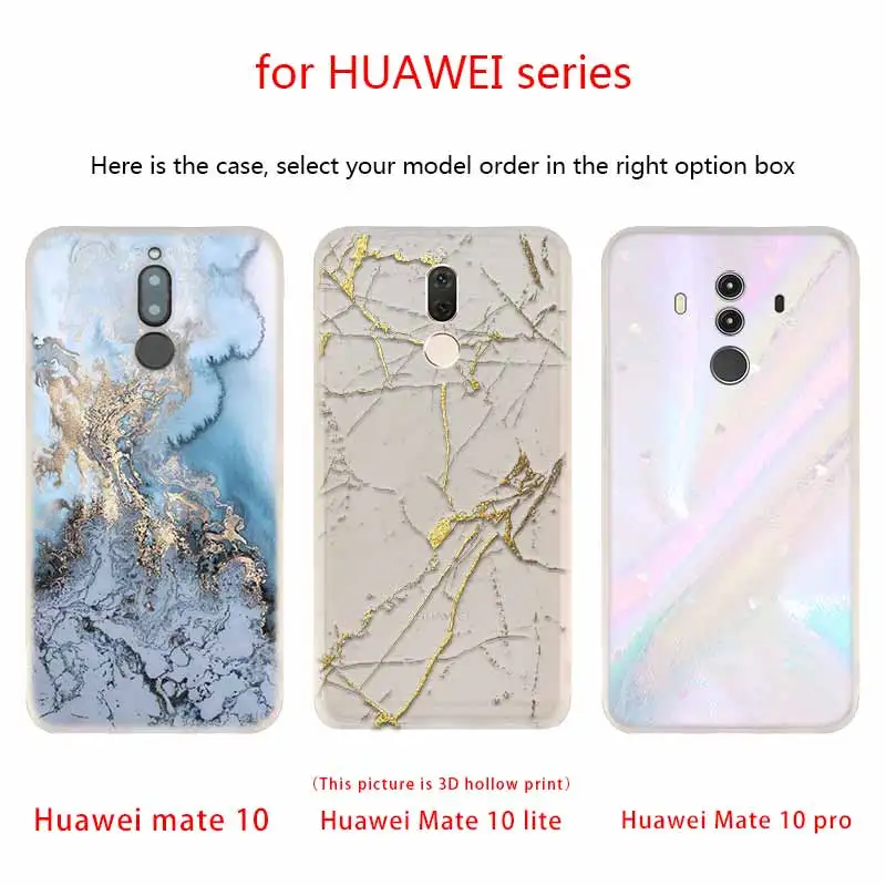 Мягкий силиконовый чехол для Huawei Mate 30 20 10 Lite Pro 20X S Y9 2018 2019 NOVA 3 3i 4 black Pink Marble Line Luxury |