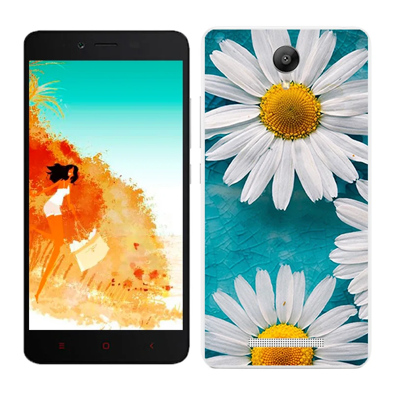 12 Чехлы для Xiaomi Redmi Note 2, Мягкая силиконовая задняя крышка для телефона Redmi Note2, раскрашенная Черная оболочка для Hongmi Note2 - Цвет: 12