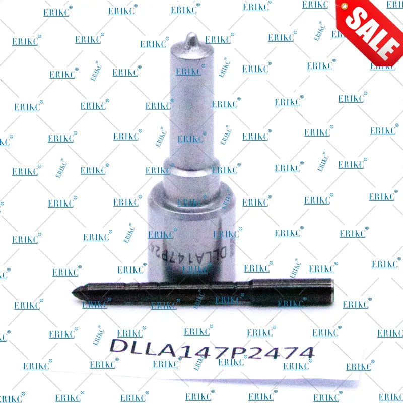 

ERIKC Auto Fuel Diesel Injector Nozzle DLLA147P2474 Common Rail Spray DLLA 147P2474 Black Needle Top Quality DLLA 147 P 2474