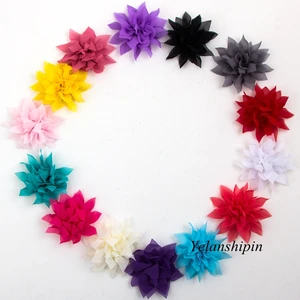 10 шт.лот, тканевые заколки для волос, 4,4 дюйма, 14 цветов