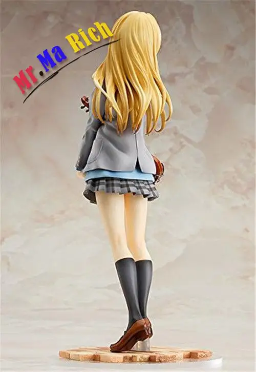 Ваша вранья в апреле Miyazono Kaori 1/8 Масштаб Окрашенные аниме 20 см ПВХ фигурка|pvc figure|your