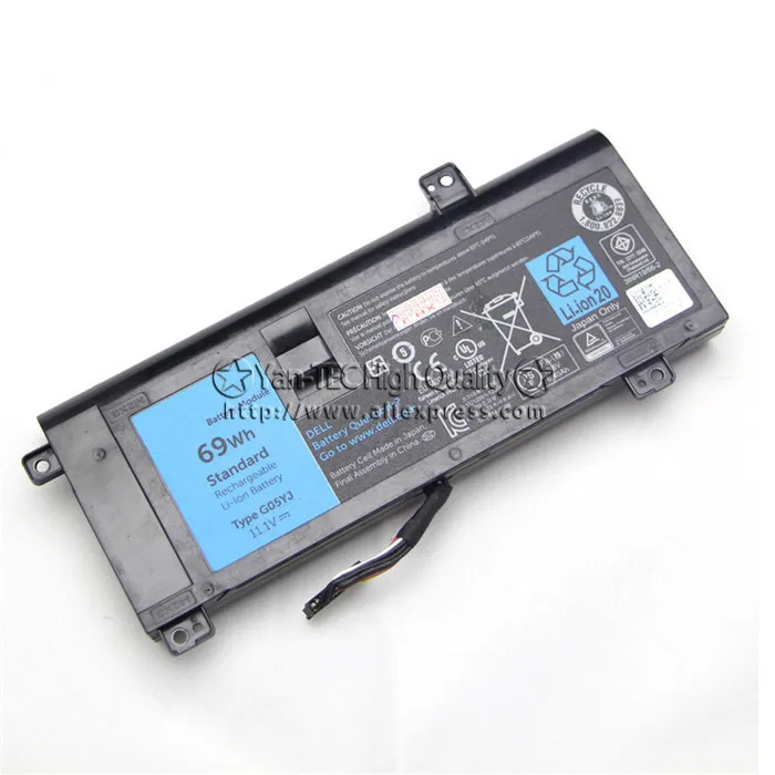 11,1 V 65Wh Батарея для Alienware 14 a14 m14x r4 14D-1528 ALW14D G05YJ 0G05YJ Y3PN0 8x70 t