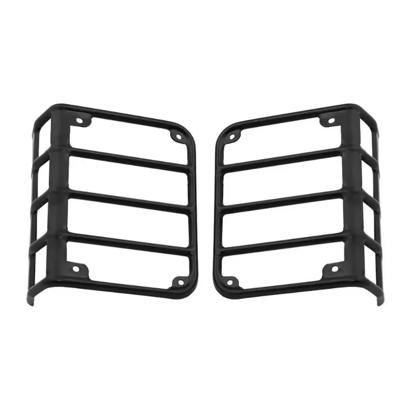 Металлический задний фонарь охранники чехлы для 2007 17 Jeep Wrangler JK JKU задние лампы