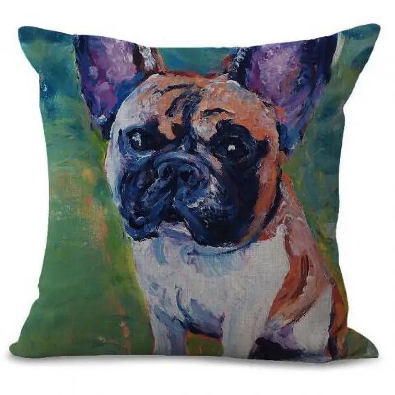 Новинка 2017 года ручная роспись милый Пёс из мультфильма цифровая печать хлопок