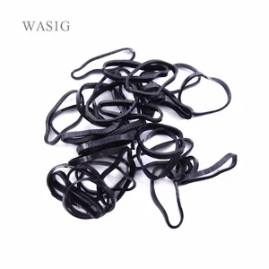 Новинка 250комплект аксессуары для волос одноразовые большие сумки эластичные резинки для волос-черный цвет детский ободок для волос