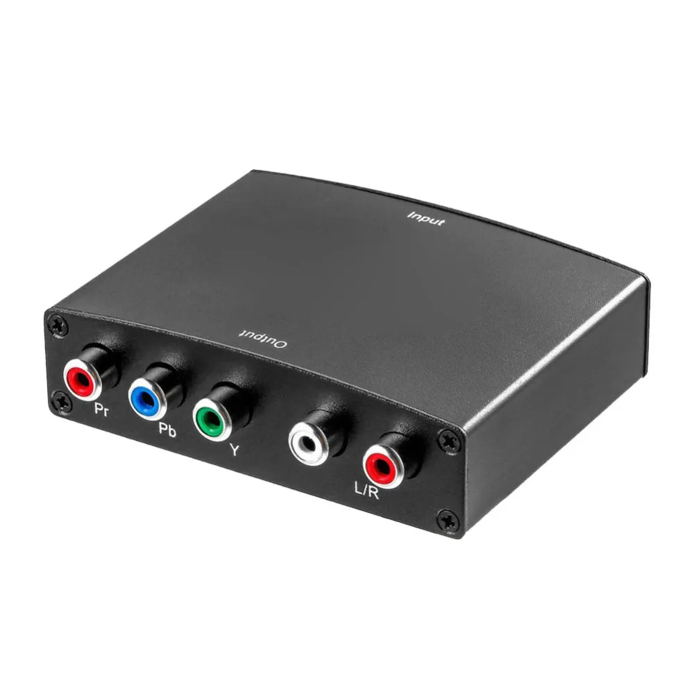 4 К HDMI VGA компонентный YPbPr 1080 P HD Video Converter адаптер R/L стерео аудио Выход HDCP для PS4 Blue-ray