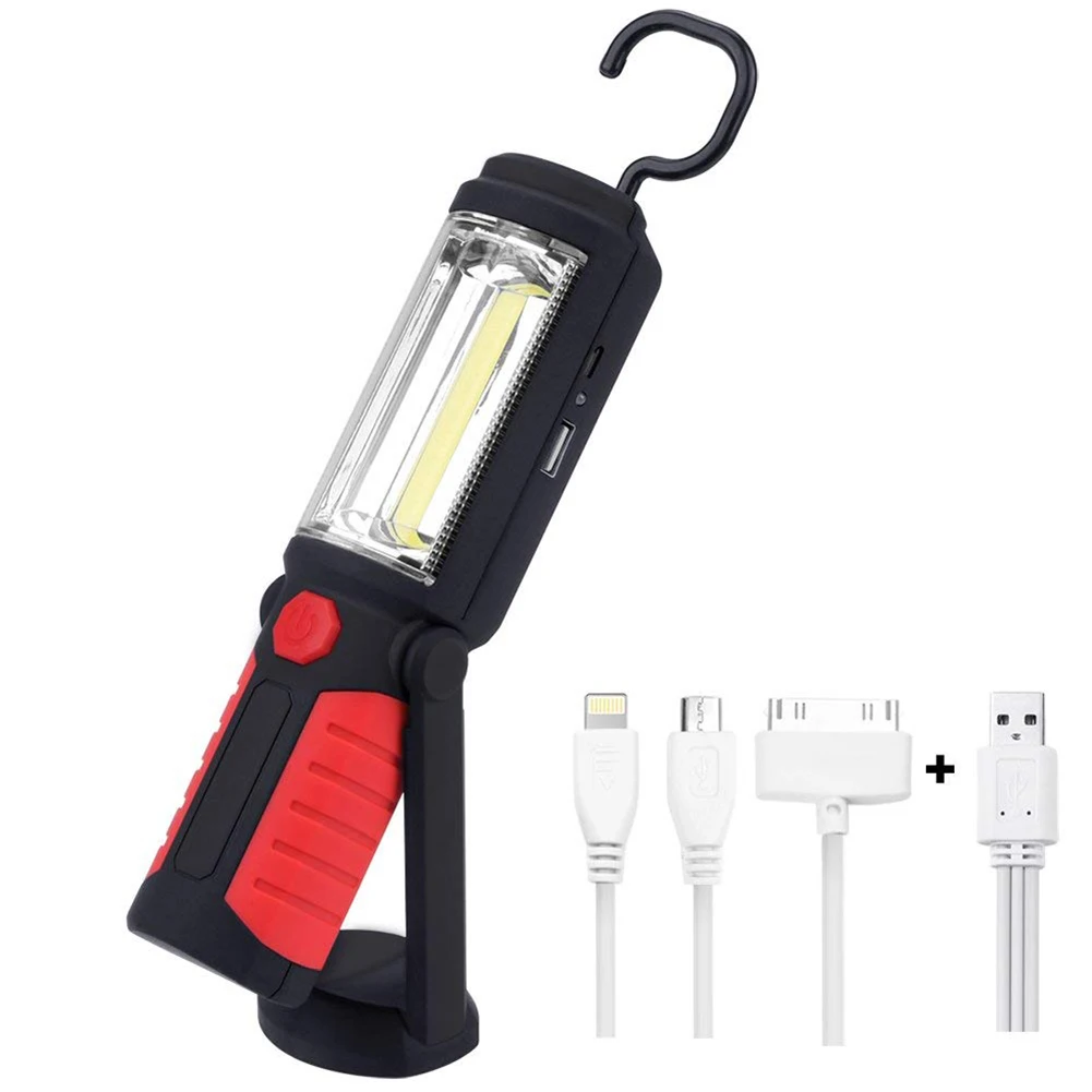 Handheld Portable emergency flashlight USB Charging Magnetic 5LEDs Outdoor Work Light Emergency Survive LED maintenance li | Освещение