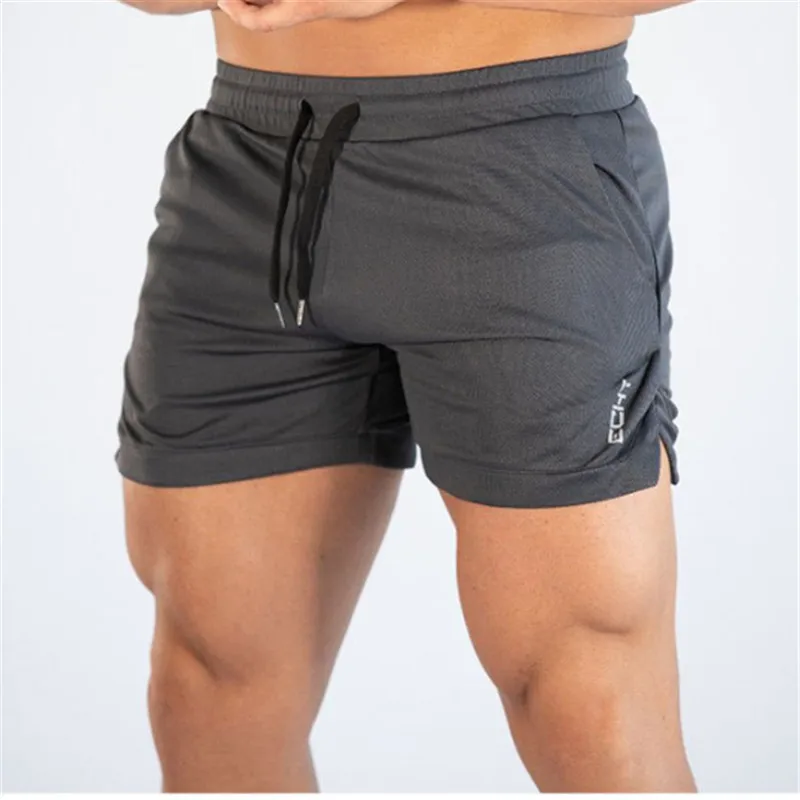 

Bermuda Masculina New Men Bodybuilding Shorts Men Summer Short Gyms Workout Male Breathable Mesh Sportswear Appareil Musculation