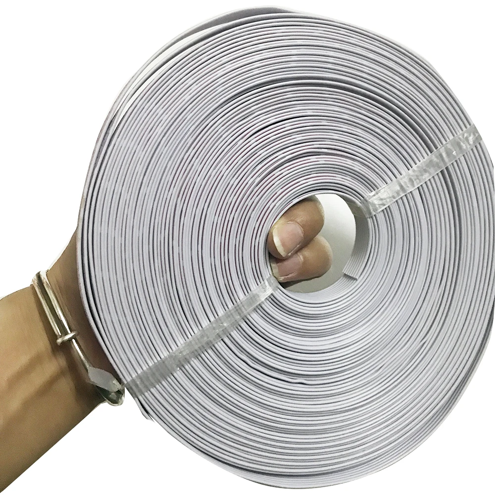 20 метров 24AWG 26AWG 8P синий белый кабель красный ленточный ПВХ луженая медная