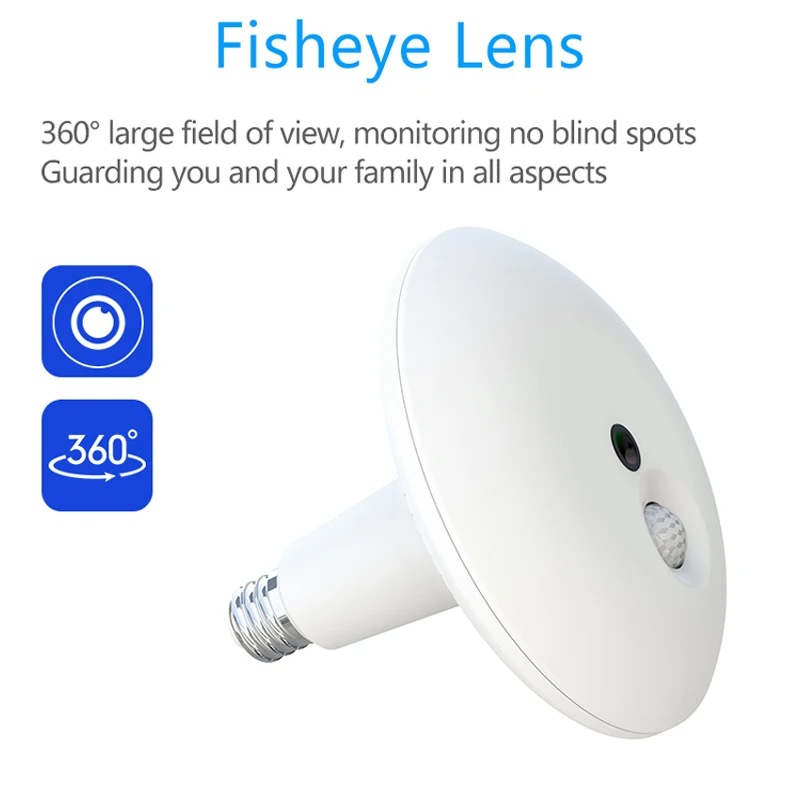 Светодиодный светильник для камеры full hd 3.0MP беспроводная веб-камера 360 градусов