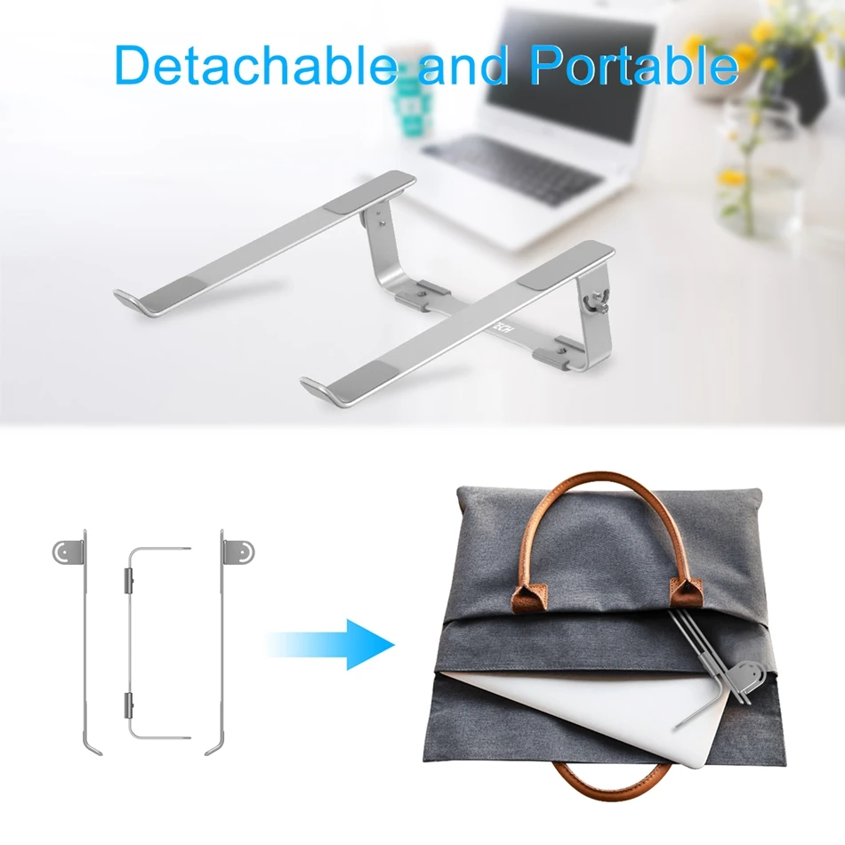 CHOETECH Mackbook регулируемая алюминиевая подставка для ноутбука, совместимый с Apple MacBook Air MacBook Pro портативный ноутбук