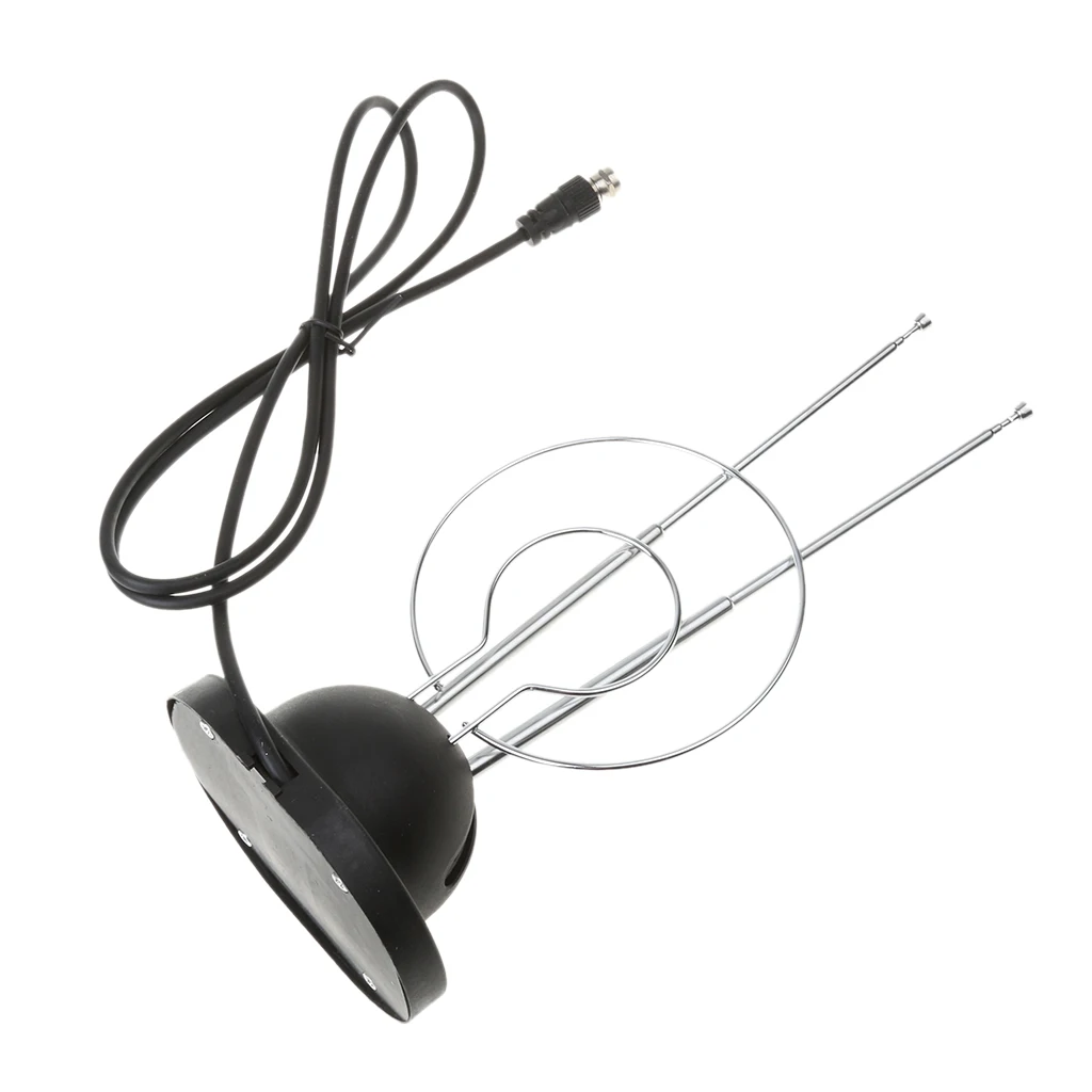4x универсальная домашняя ТВ антенна с заячьими ушками для HD VHF UHF Dual Loop