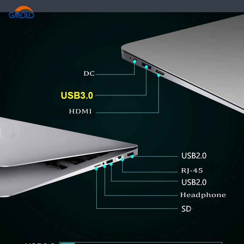 Ноутбук с диагональю 15,6 дюймов Windows 10, 8 ГБ ОЗУ, 240 ГБ SSD или 1 ТБ HDD J3455, четырехъядерный процессор, 1920*1080, ips экран, Игровые ноутбуки