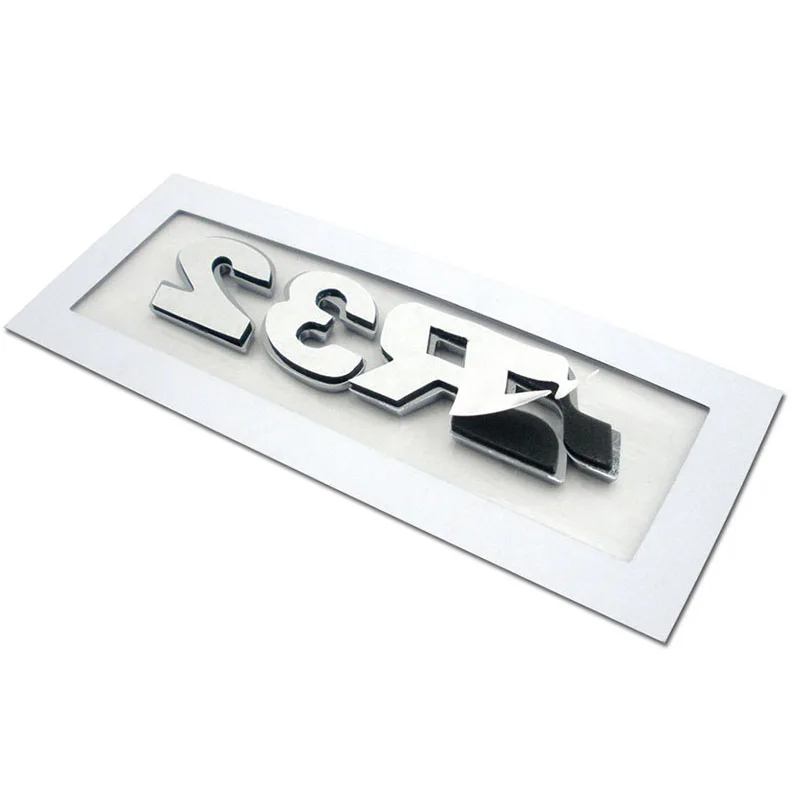 Значок для гриля Golf R32 хром передняя эмблема GOLF TDI R 3.2L V6 задняя крышка значок