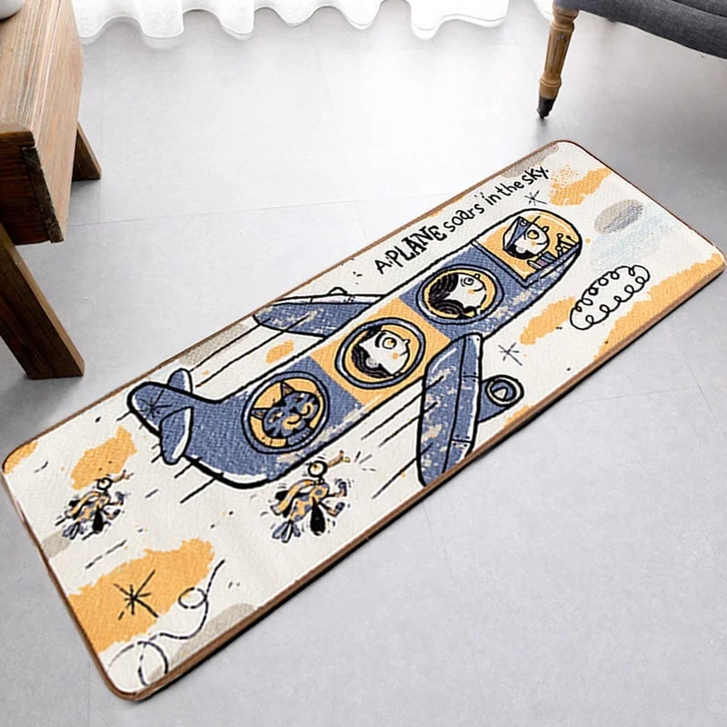 Противоскользящие длинные коврики для гостиной прямоугольные кухонные