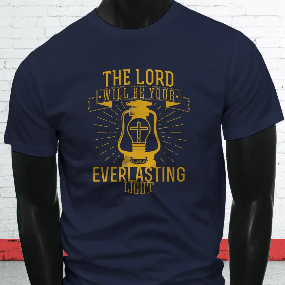 

Lord Everlasting Light God Jesus Faith Savior Mens Short Sleeve Cotton T-Shirt