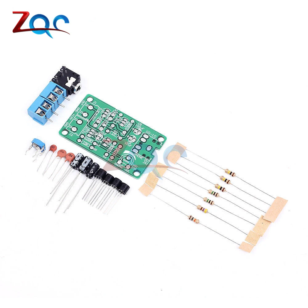 Белый Шум генератор сигналов DIY Kit Электронная Комплект 2-х канальный Выход для выгорания Тесты терапии на бессонницы Шум генератор
