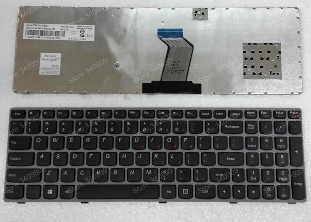 Новая клавиатура для ноутбука Lenovo Ideapad Y570 Y570A Y570D Y570G Y570M y570n с рамкой|laptop keyboard|keyboard