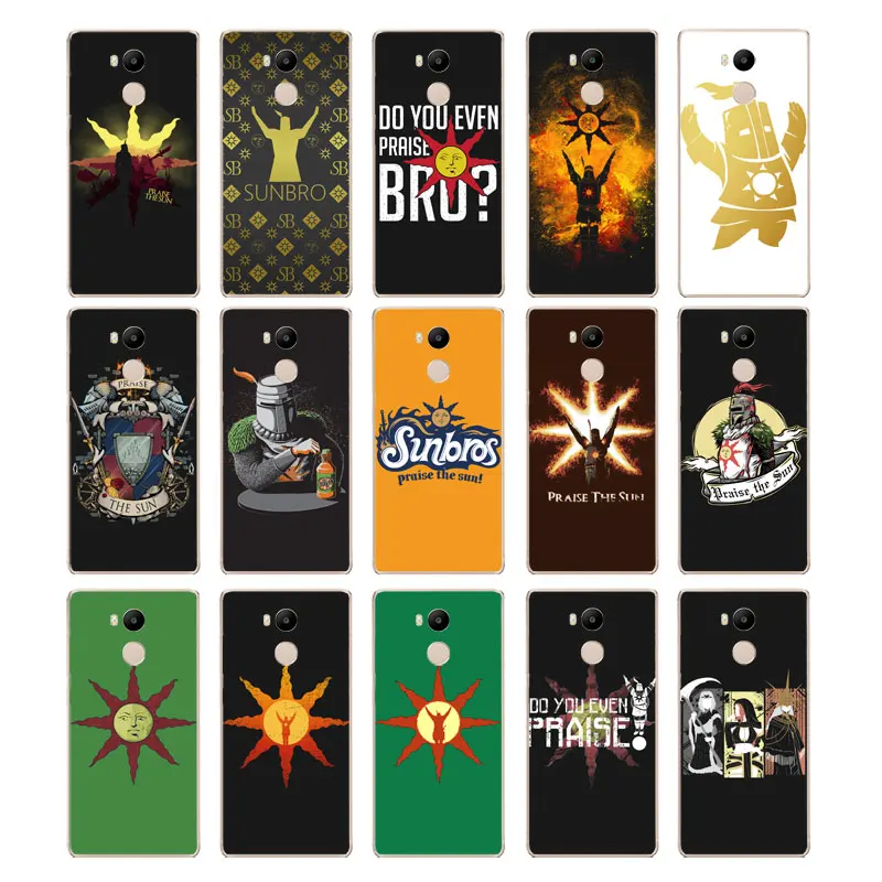 DREAMFOX L348 Praise The Sun Dark Souls Soft TPU Silicone Case Cover For Xiaomi Redmi Note 3 4 5 Plus 3S 4A 4X 5A Pro Global |