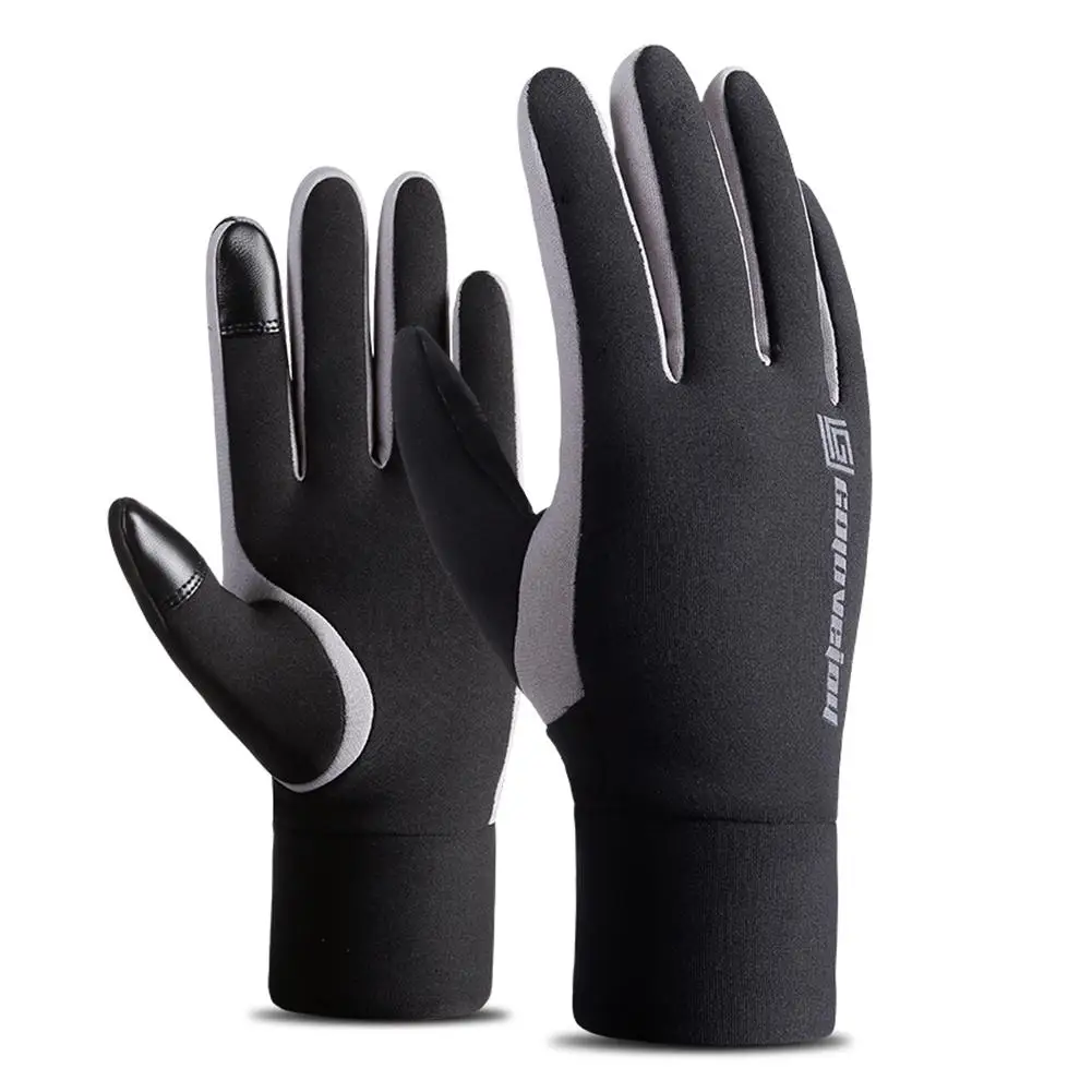 

Outdoor Touch Screen Full-fingered Waterproof Windproof Warm And Fleece-lined Gloves For Riding And Skiing