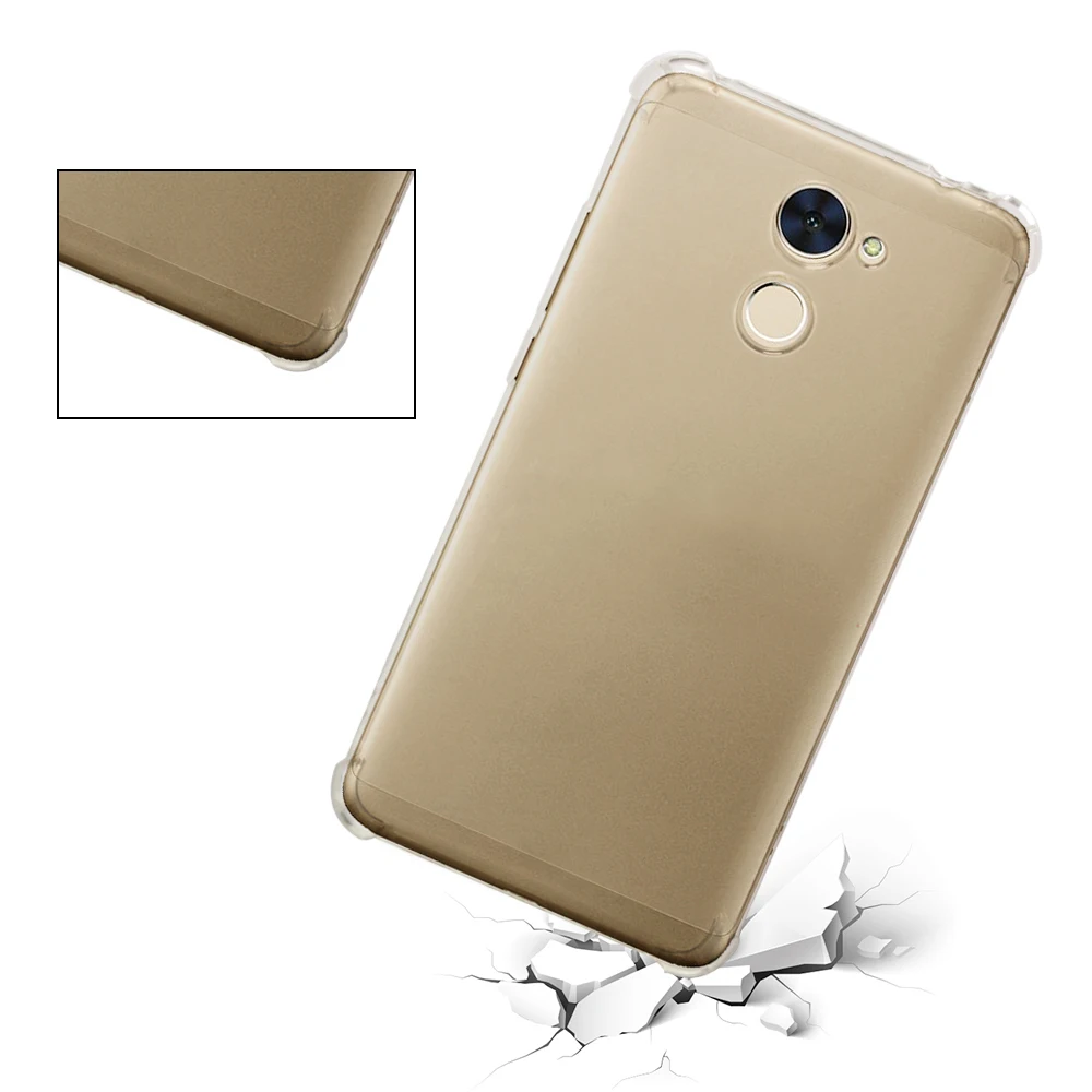 Для Huawei Y7 Prime чехол 5 ''ТПУ Силиконовый противоударный Прозрачный для телефона