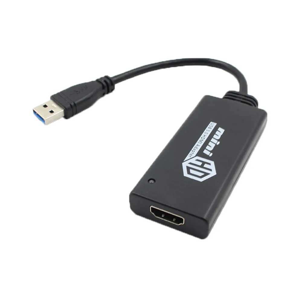 Совершенно новый видеокабель адаптер с USB 3 0 на HDMI HD 1080P преобразователь для пк