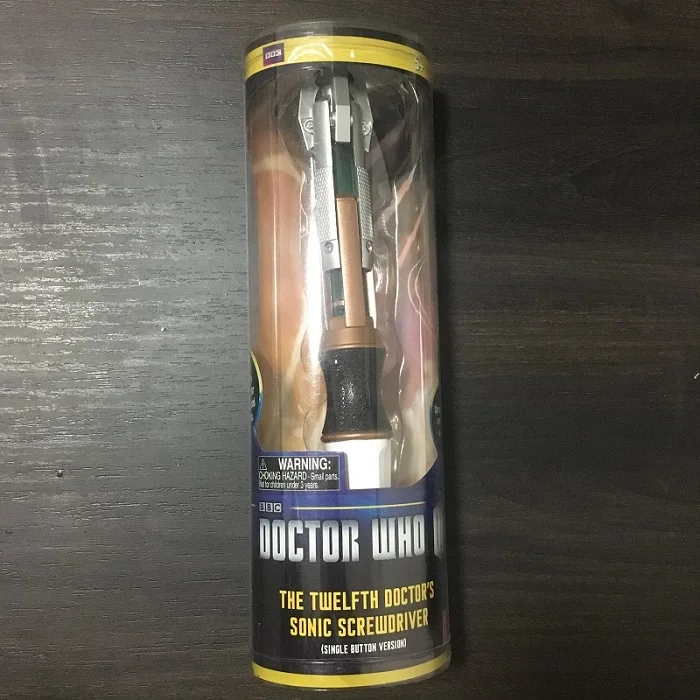 Новинка, хит, Dr. WHO 10th, 11th, 12-я звуковая отвертка, коллекционная фигурка доктора, игрушки, рождественский подарок, кукла - Цвет: 12th with box