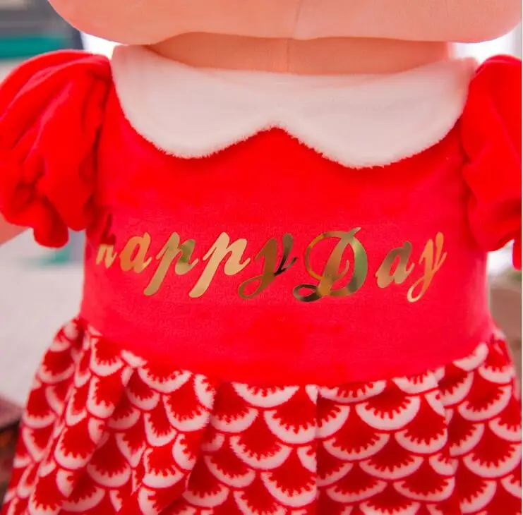 50 см большие размеры игрушки поросенок мультфильм розовое платье свинка