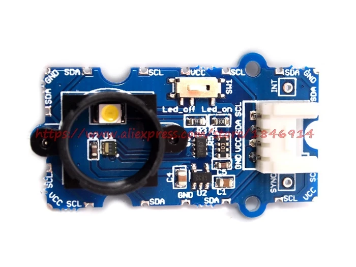 Бесплатная доставка модуль цветного датчика Grow I2C светодиодный идентификации