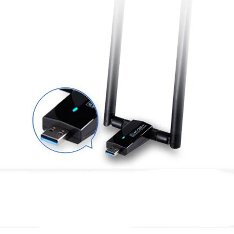 USB Wi-Fi антенна адаптер Бесплатный драйвер AC1200Mbps Беспроводной USB3.0 сетевая карта IEEE