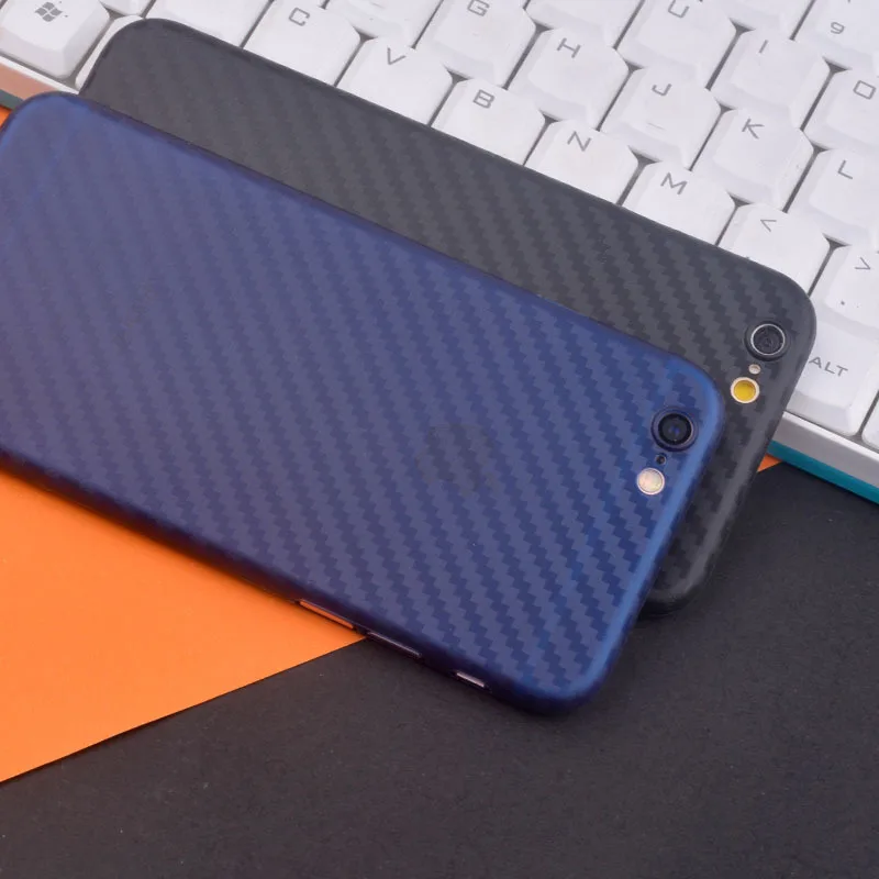 Углеродного волокна чехол для телефона iPhone X Мягкая тонкая задняя крышка Высокое