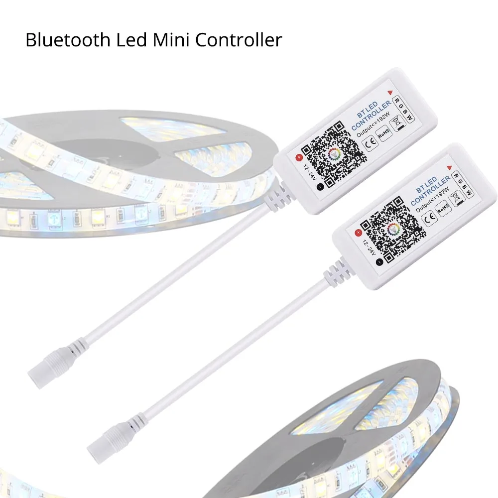 DC 12 В 24 RGB/RGBW/RGBWW светодиодный контроллер RGB для светодиодной ленты Bluetooth контроль