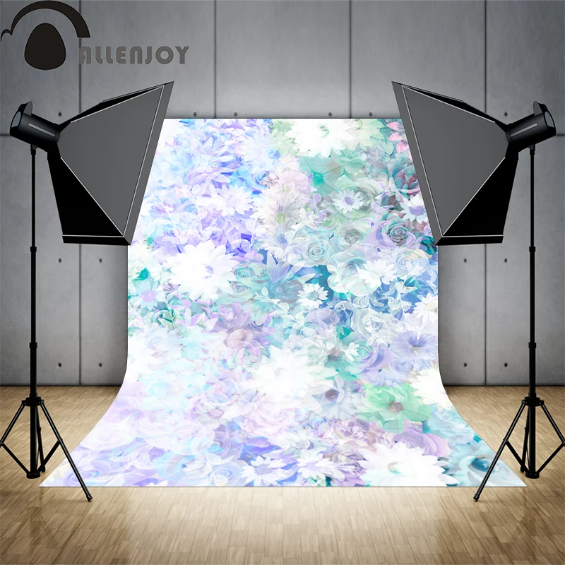 Allenjoy фон для фотосессий красивые весенние свежие Лавандовые детские фоны