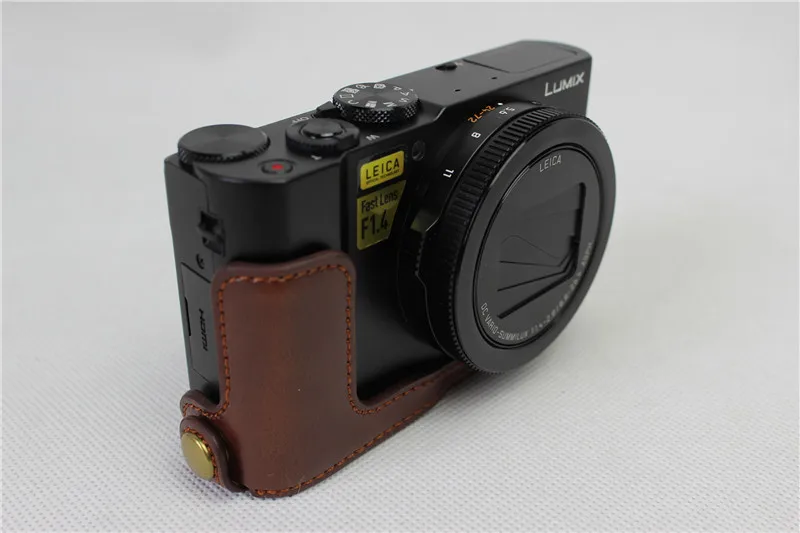 Чехол для камеры из искусственной кожи полусумка Panasonic LX10 LUMIX LX10|camera bag|designer camera