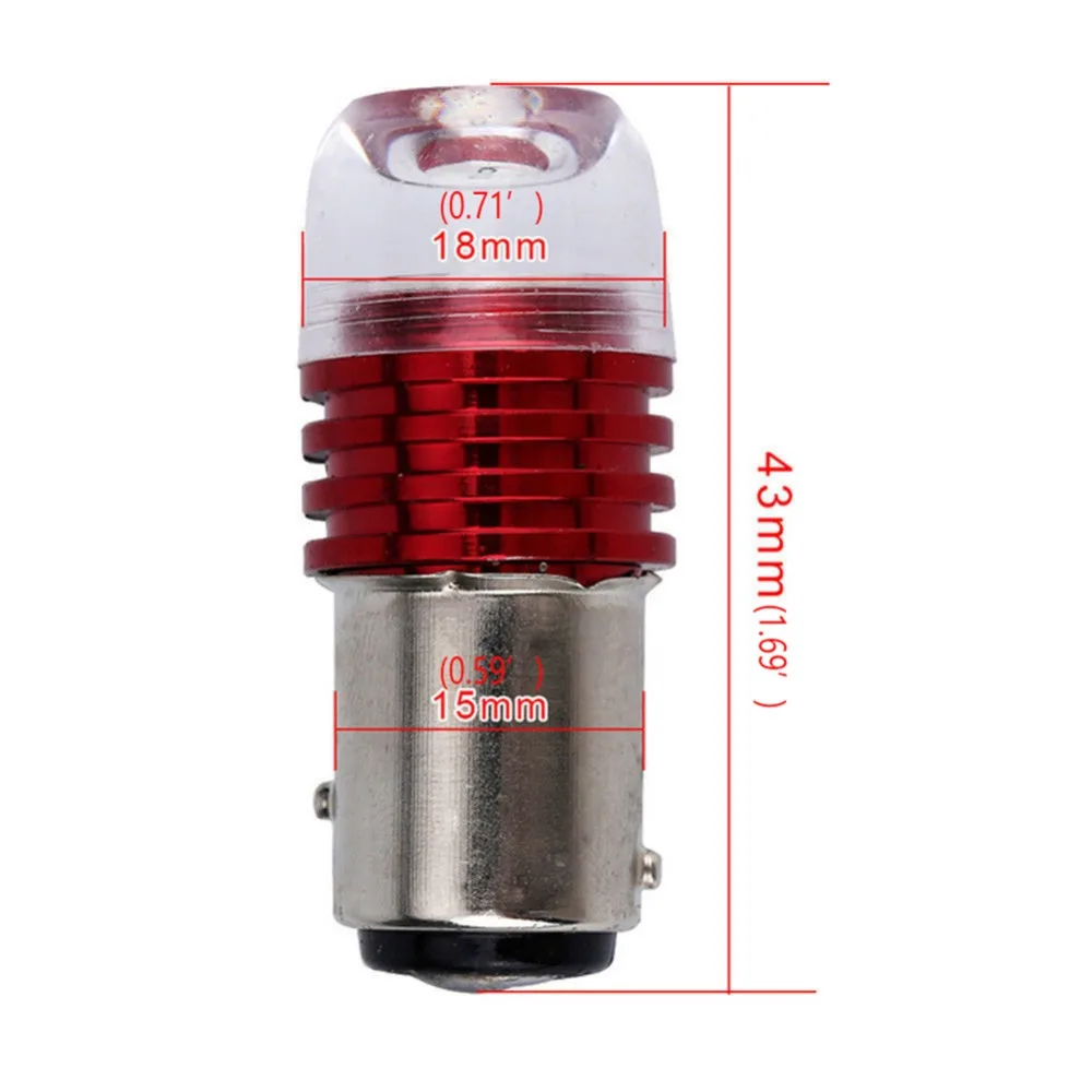 Bostar 1 шт. 1157 BA15D 1154 2057 2357 2397 светодиодный фонарь для автомобиля стоп-светильник