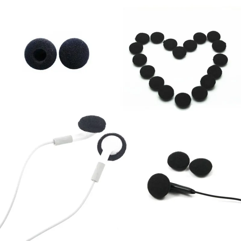 

45 Pcs 18mm Soft Earphone Replacement, Ear Pads Ear Buds, Foam Ear Cover For Earphones headphones Headset Accessories Earpads